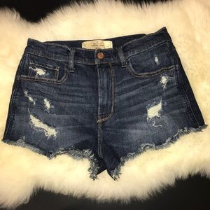 Hollister High Rise Jean Shorts